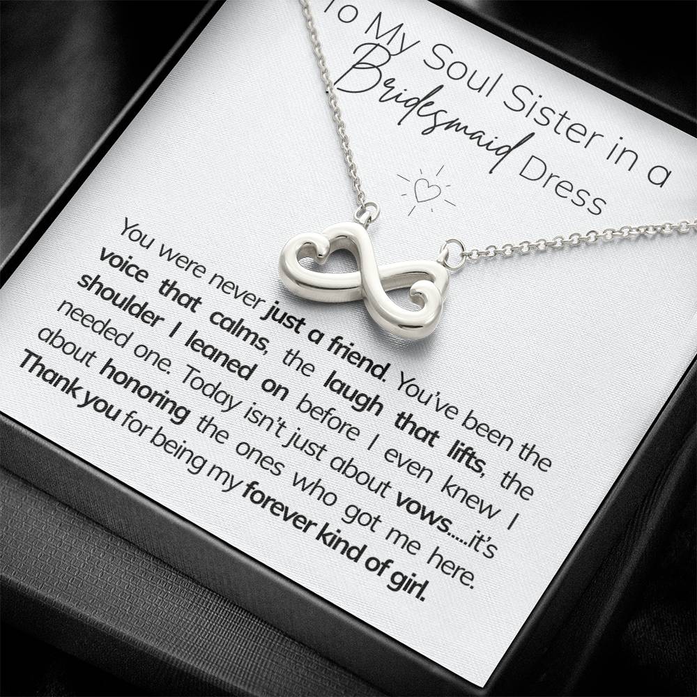 To My Soul Sister in a Bridesmaid Dress Q4.D1