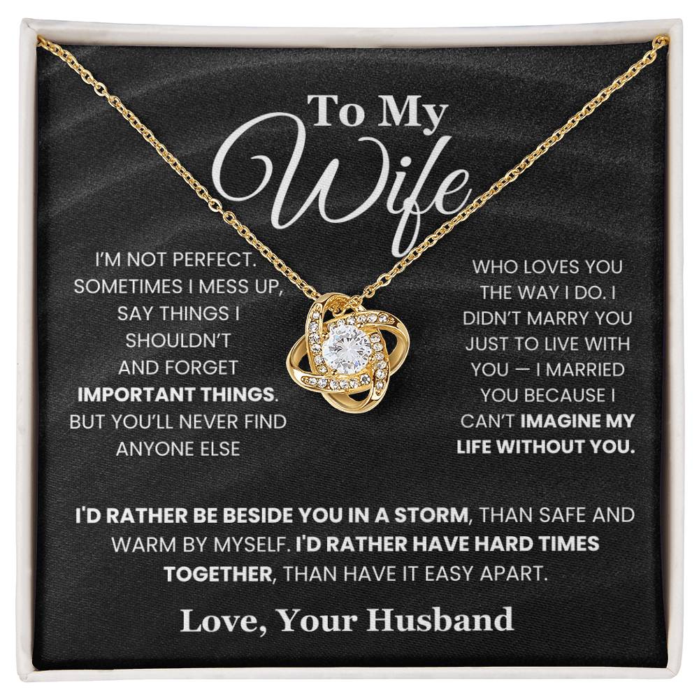 ''To My Wife'' Necklace - Q10