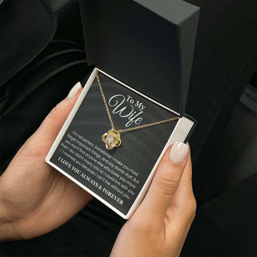 ''To My Wife'' Necklace - Q16