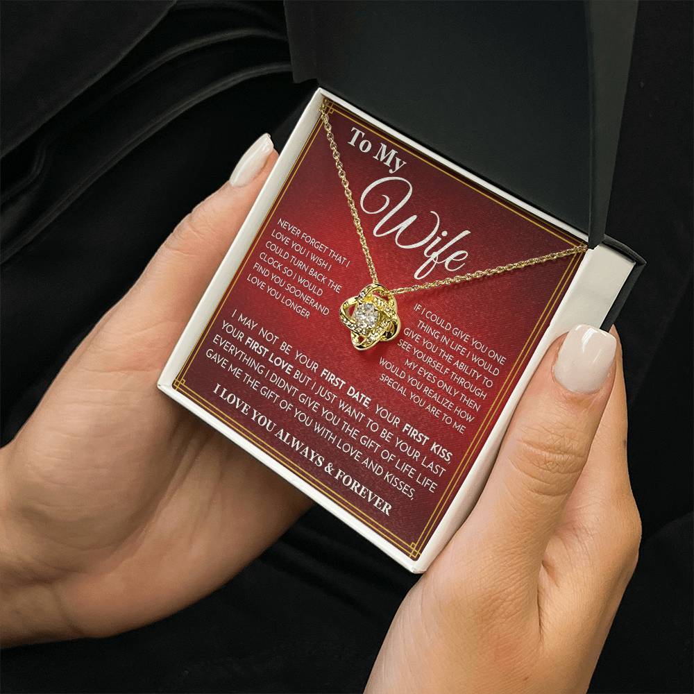 '' To My wife'' necklace -Q1.B5