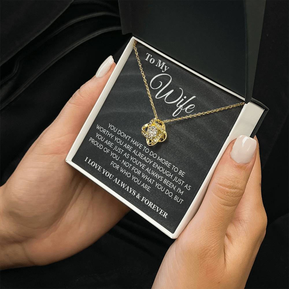 ''To My Wife'' Necklace- Q6