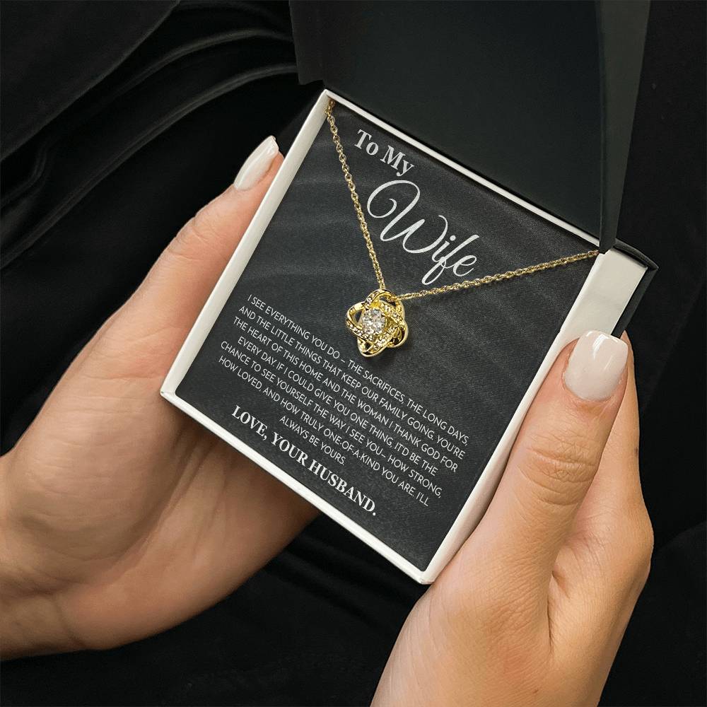 ''TO My Wife'' Necklace - Q11