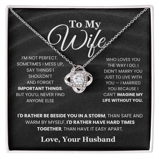 ''To My Wife'' Necklace - Q10