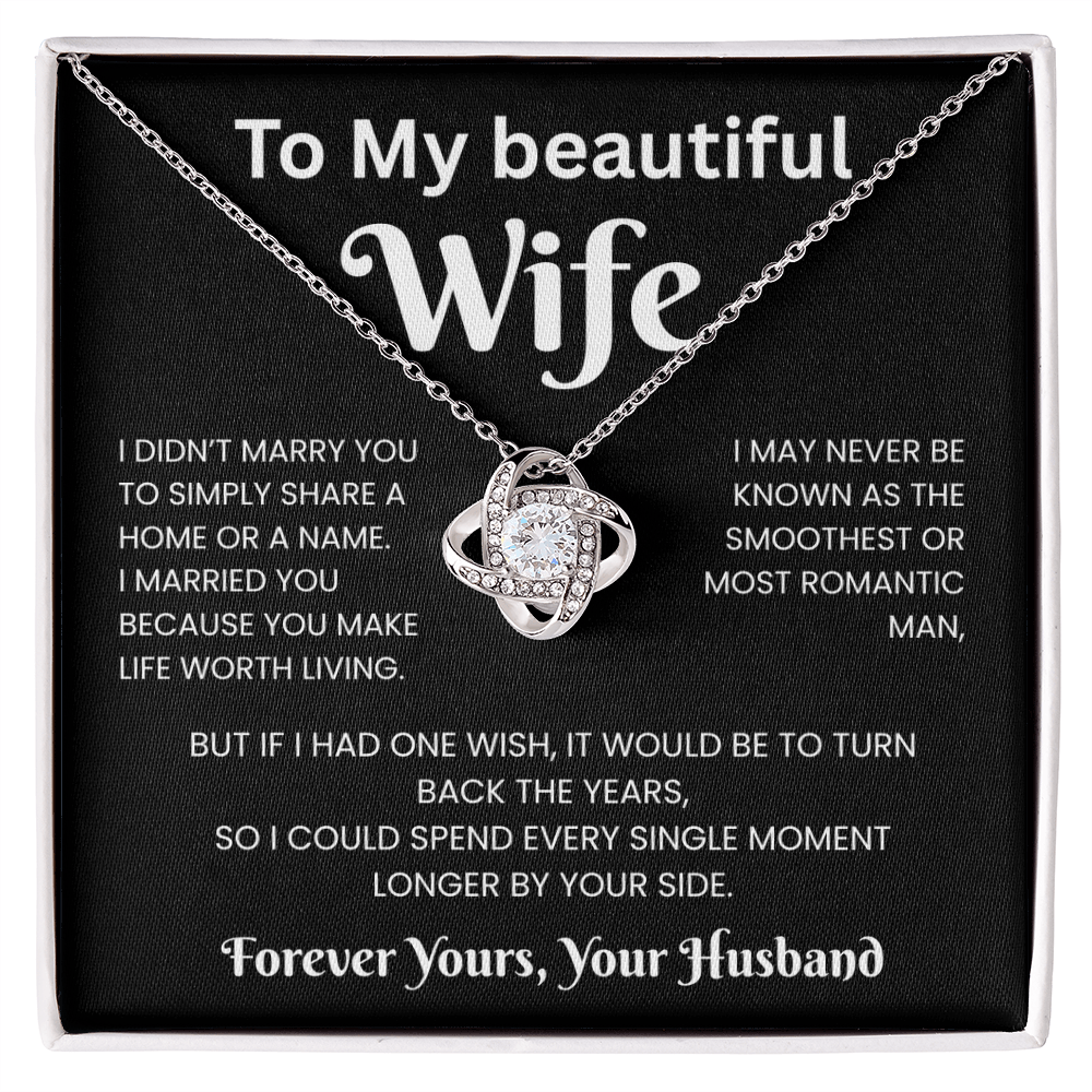 ''To My beautiful Wife'' necklace - Q3.B2