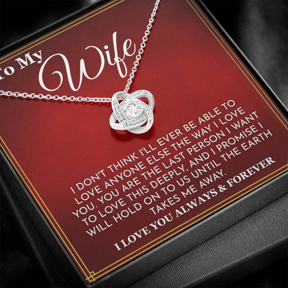 '' To My wife'' necklace -Q4.B5