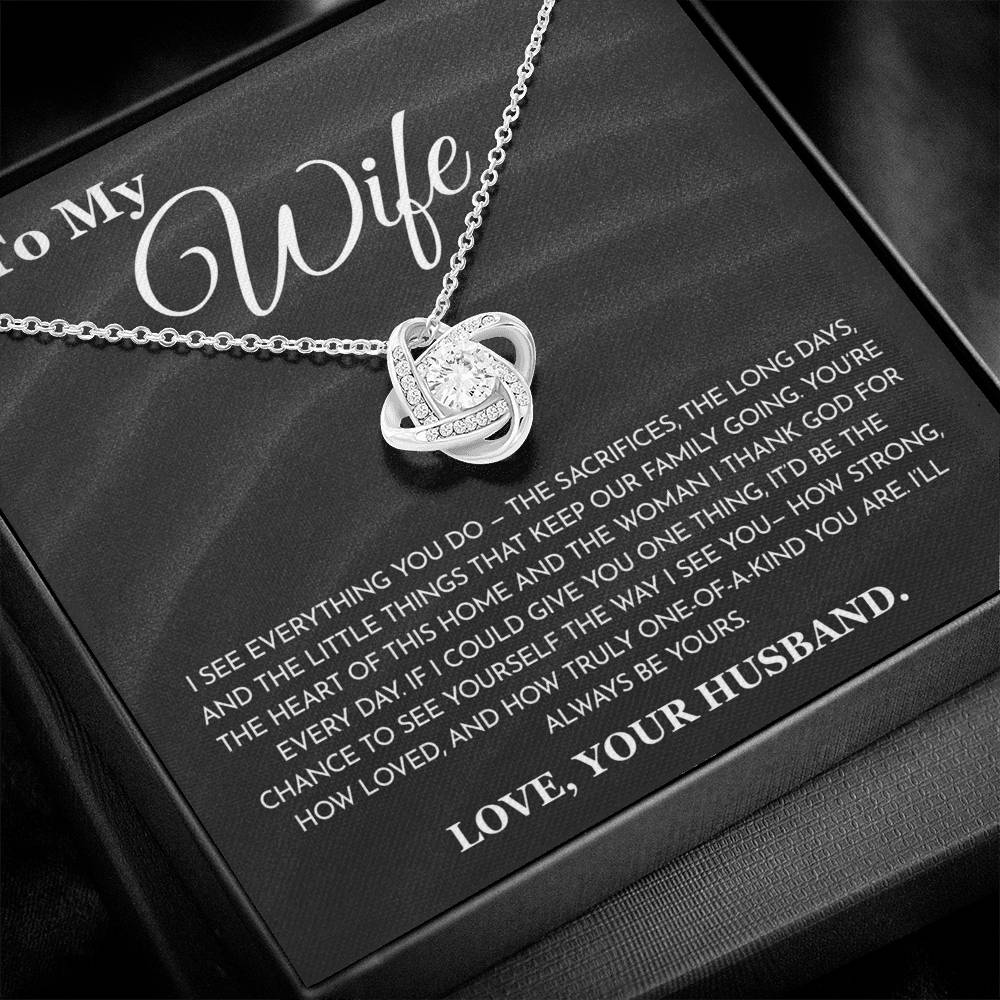 ''TO My Wife'' Necklace - Q11