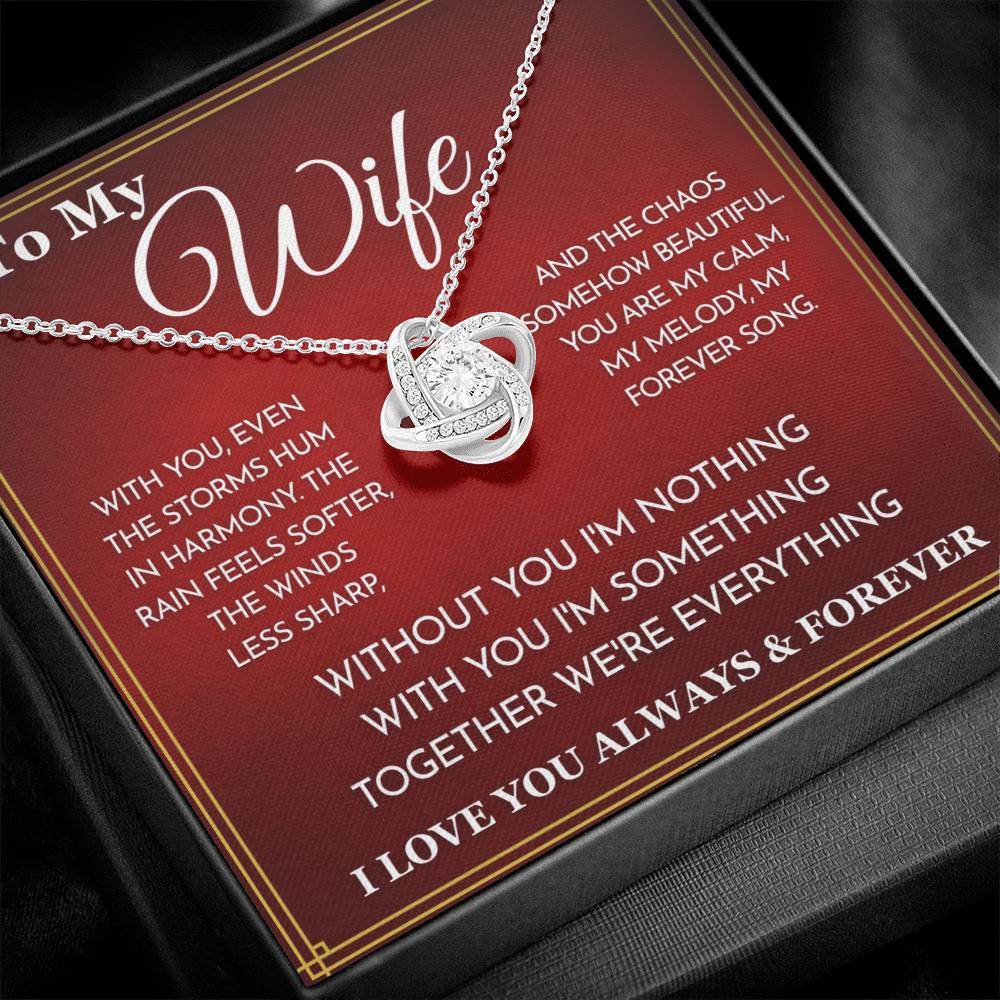 '' To My wife'' necklace -Q3.B5