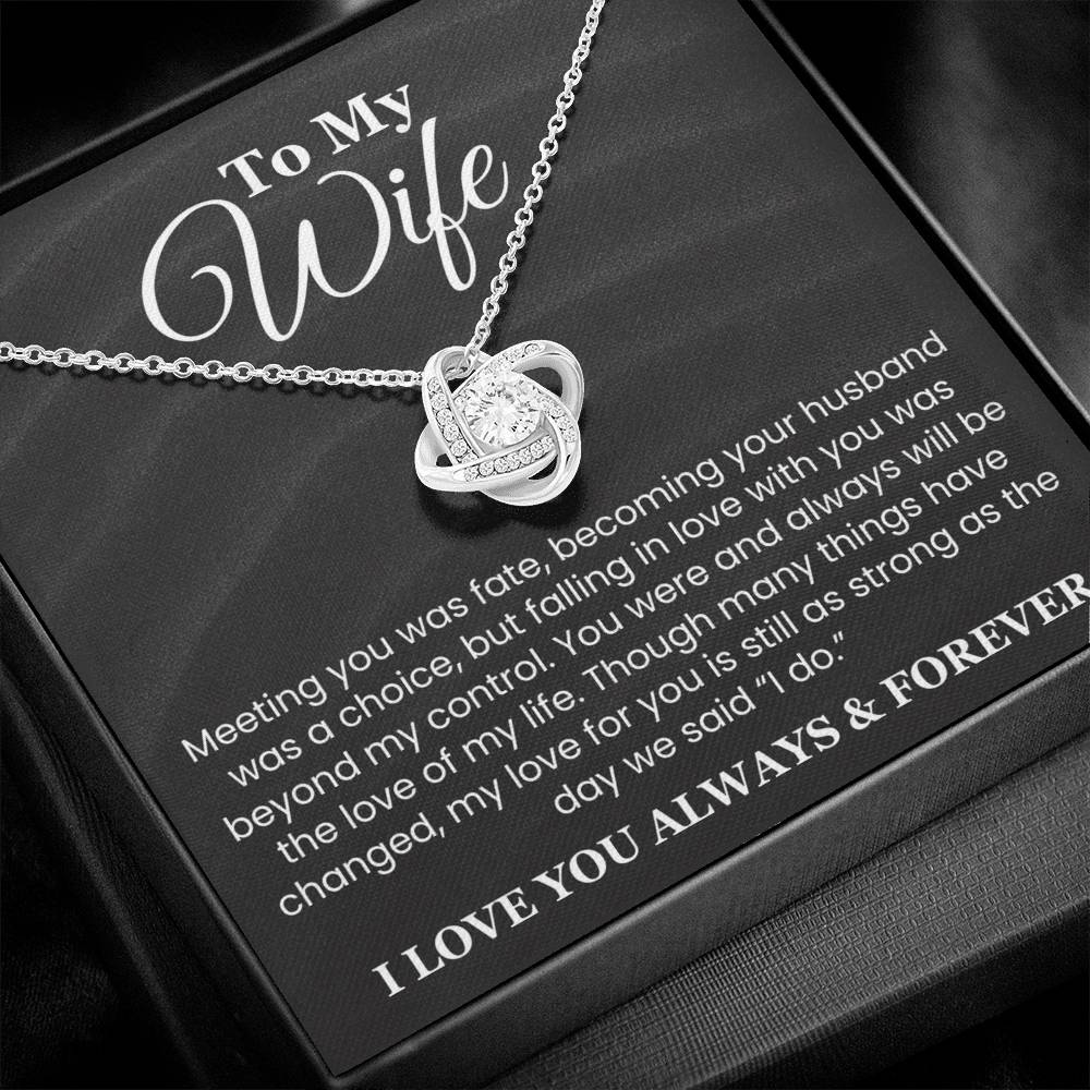 ''To My Wife'' Necklace - Q17