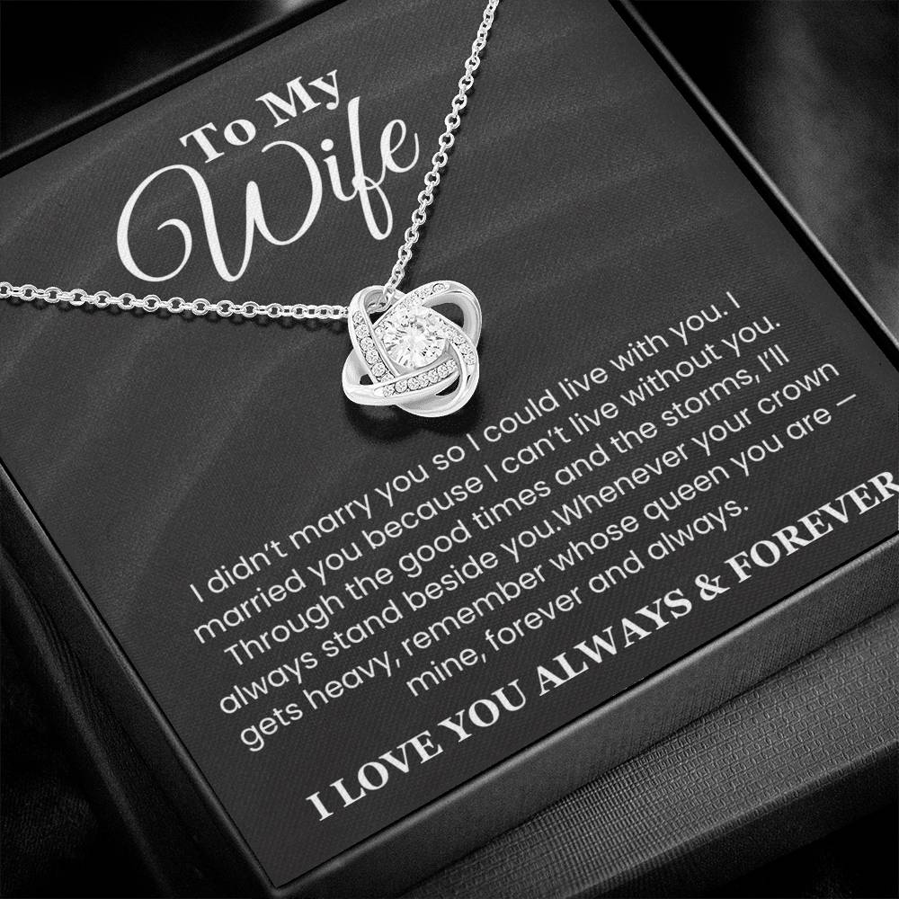 ''To My Wife'' Necklace - Q18