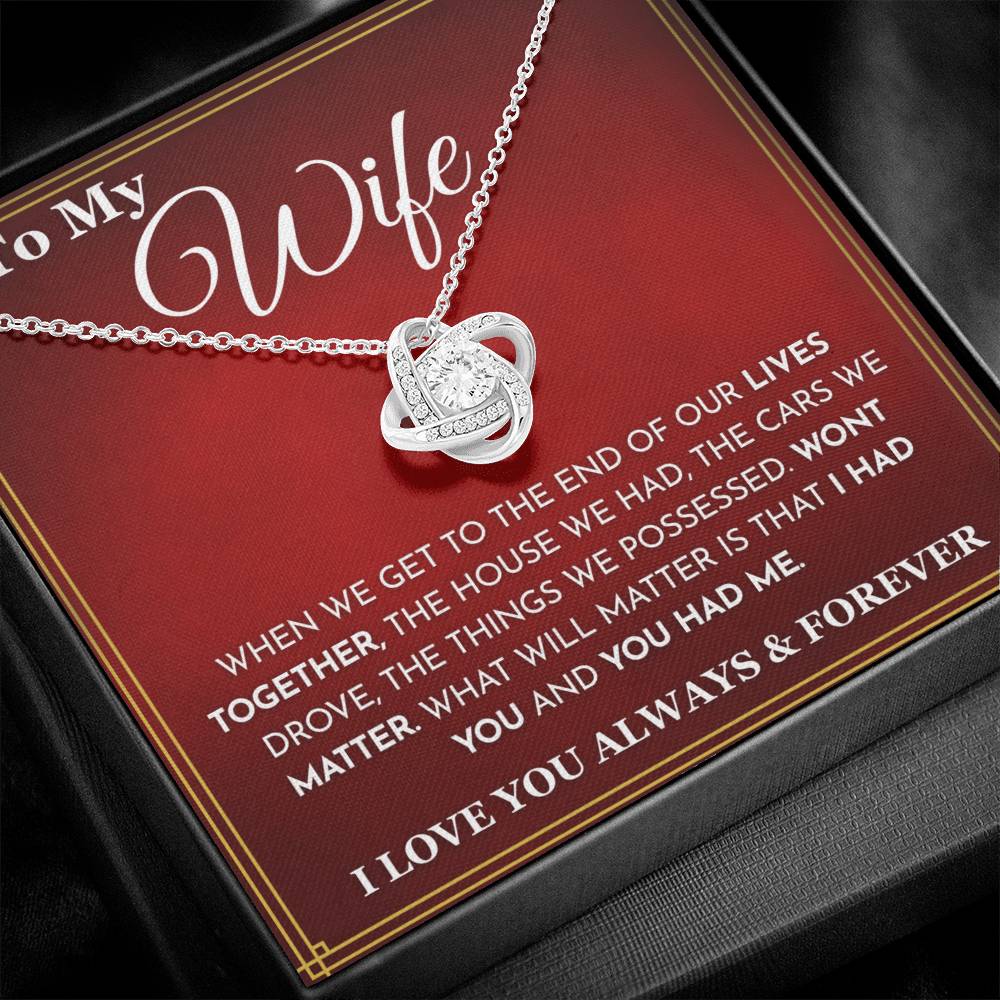 '' To My wife'' necklace - Q2.B4