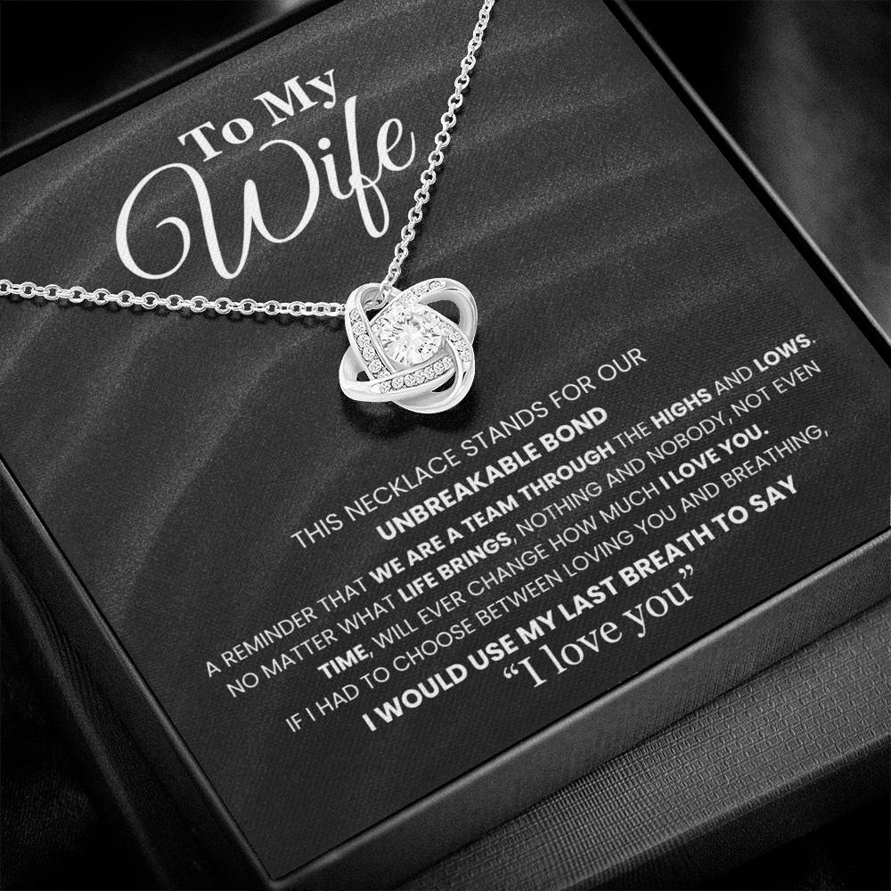 ''To My Wife'' Necklace - Q20