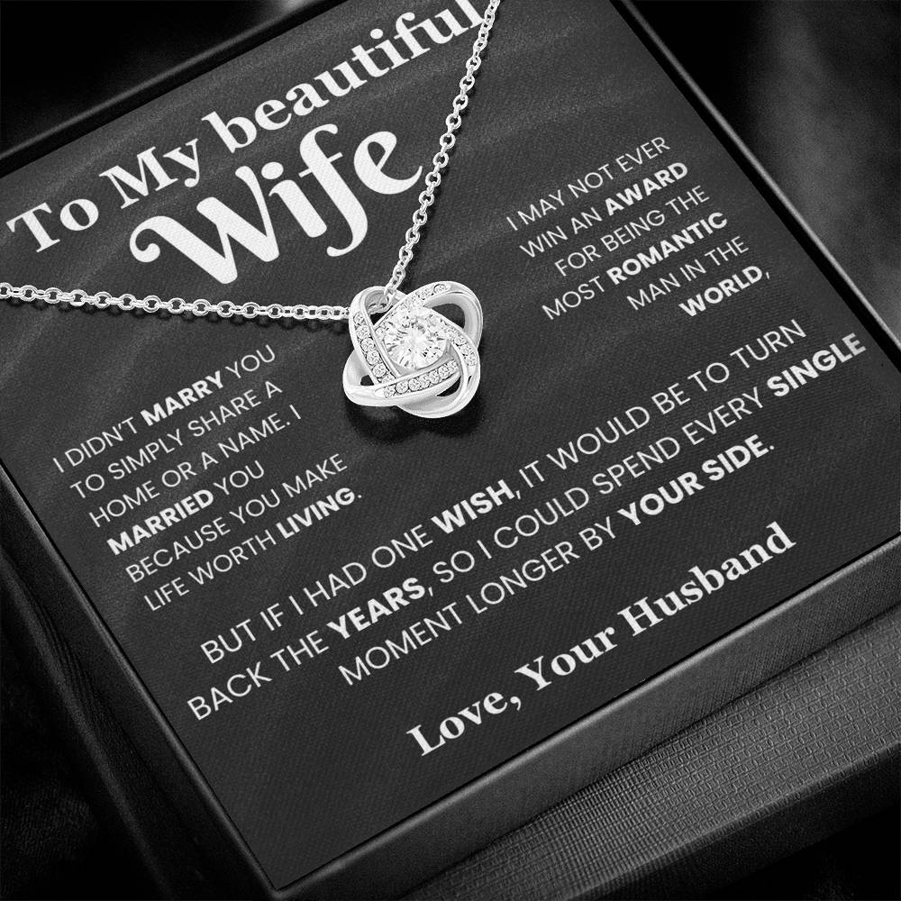 ''To My Wife'' Necklace - Q9
