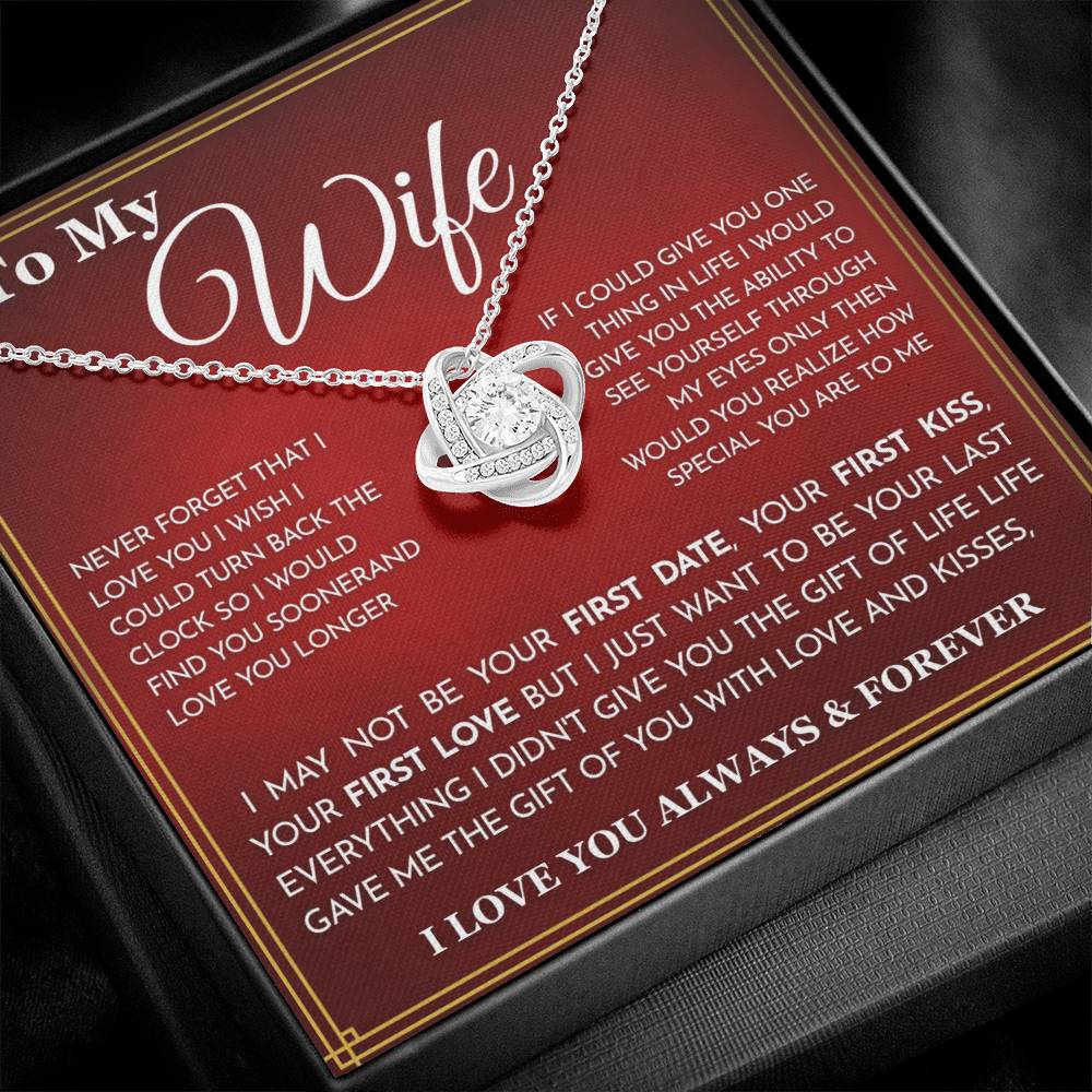 '' To My wife'' necklace -Q1.B5