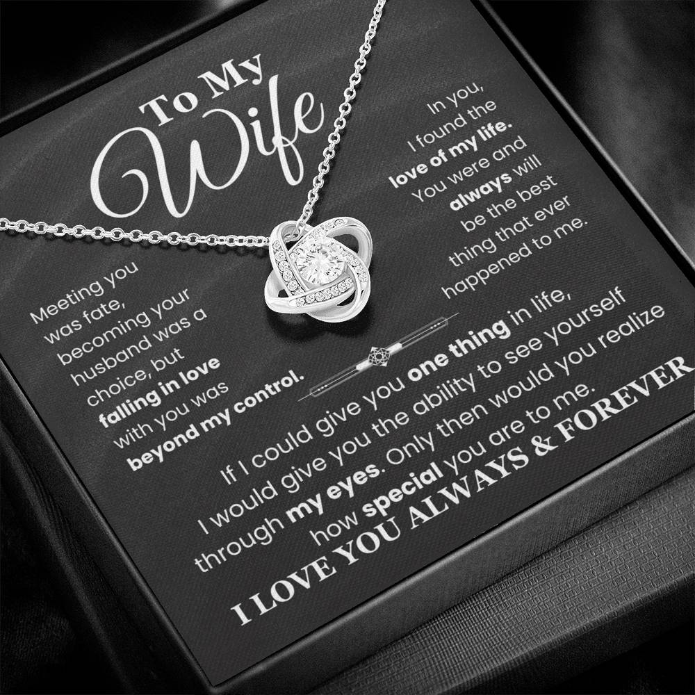 ''To My Wife'' Necklace - Q13