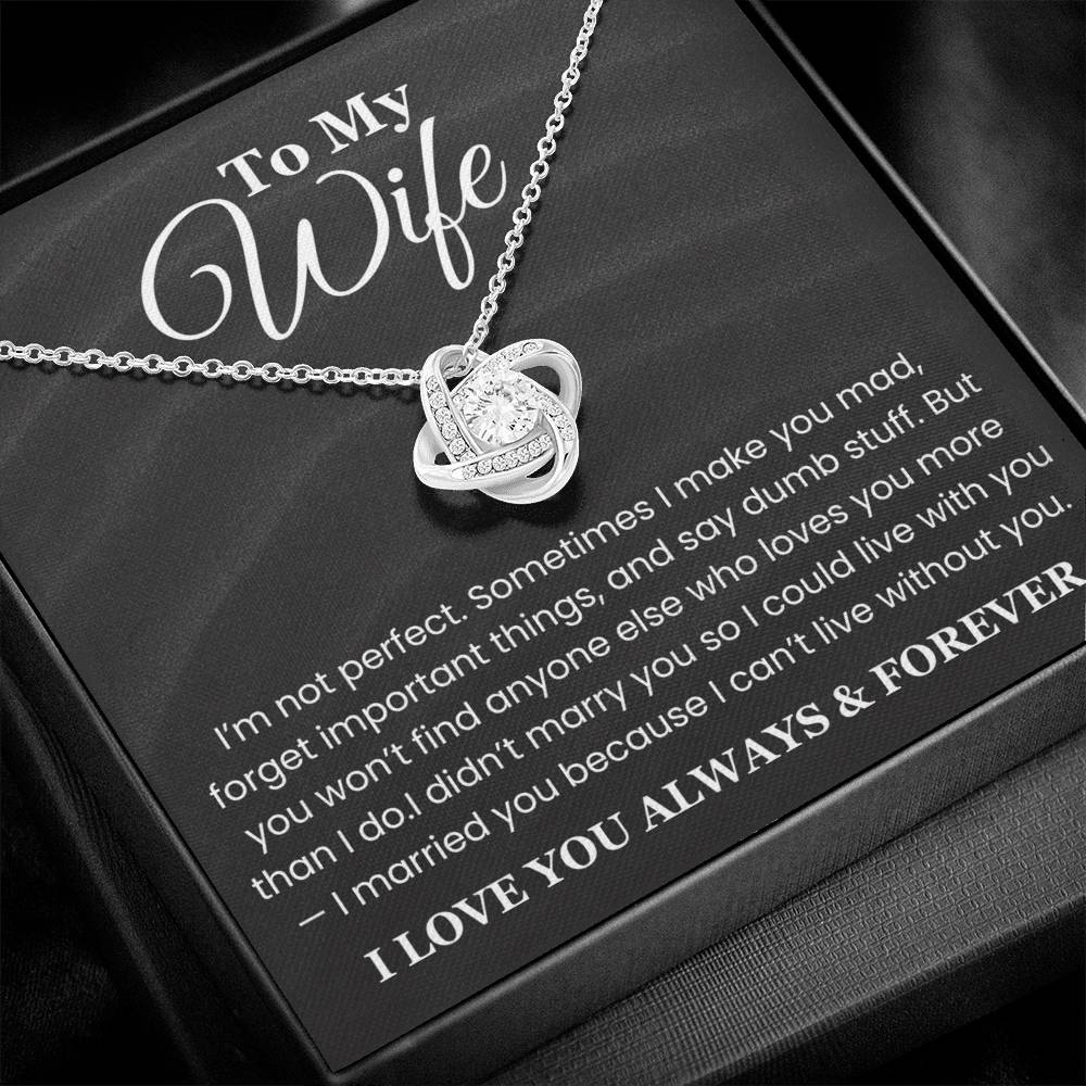 ''To My Wife'' Necklace - Q16
