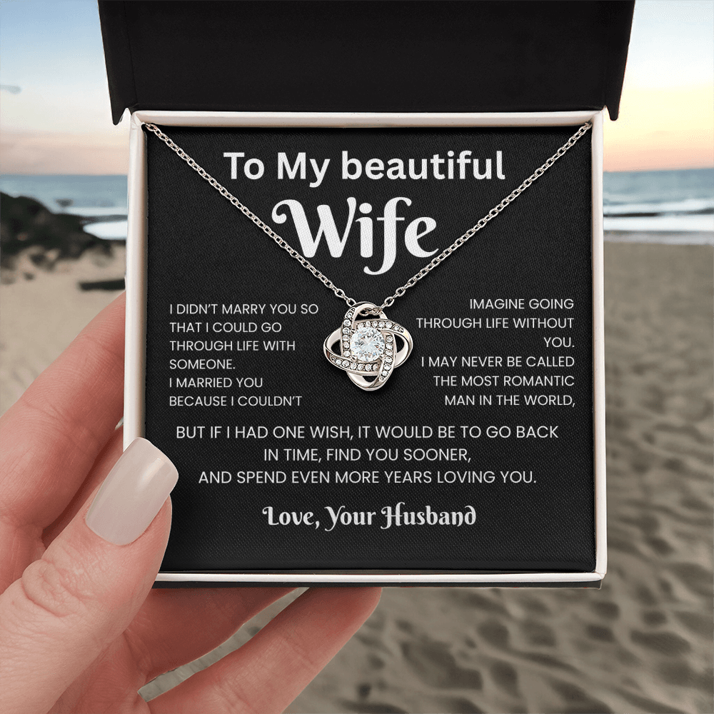 ''To My beautiful Wife'' necklace - Q1.B2