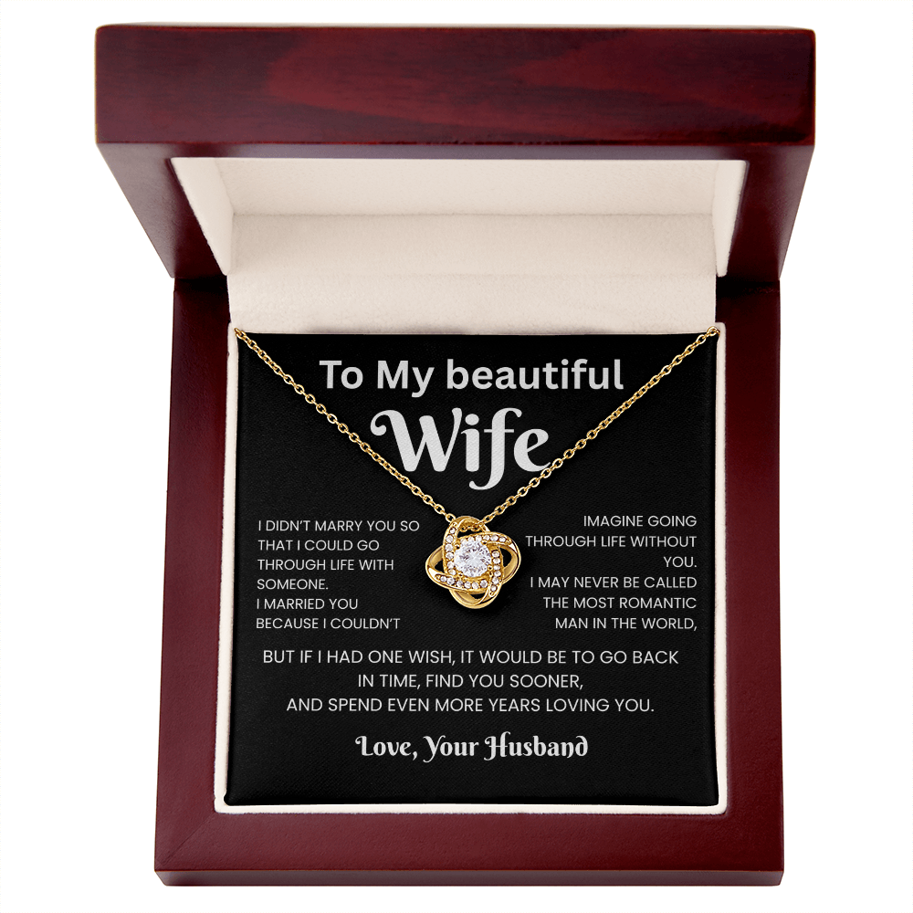 ''To My beautiful Wife'' necklace - Q1.B2