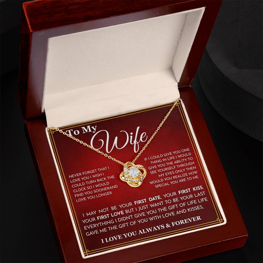 '' To My wife'' necklace -Q1.B5