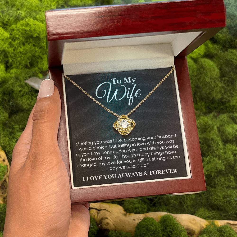 ''To My Wife'' Necklace - Q17