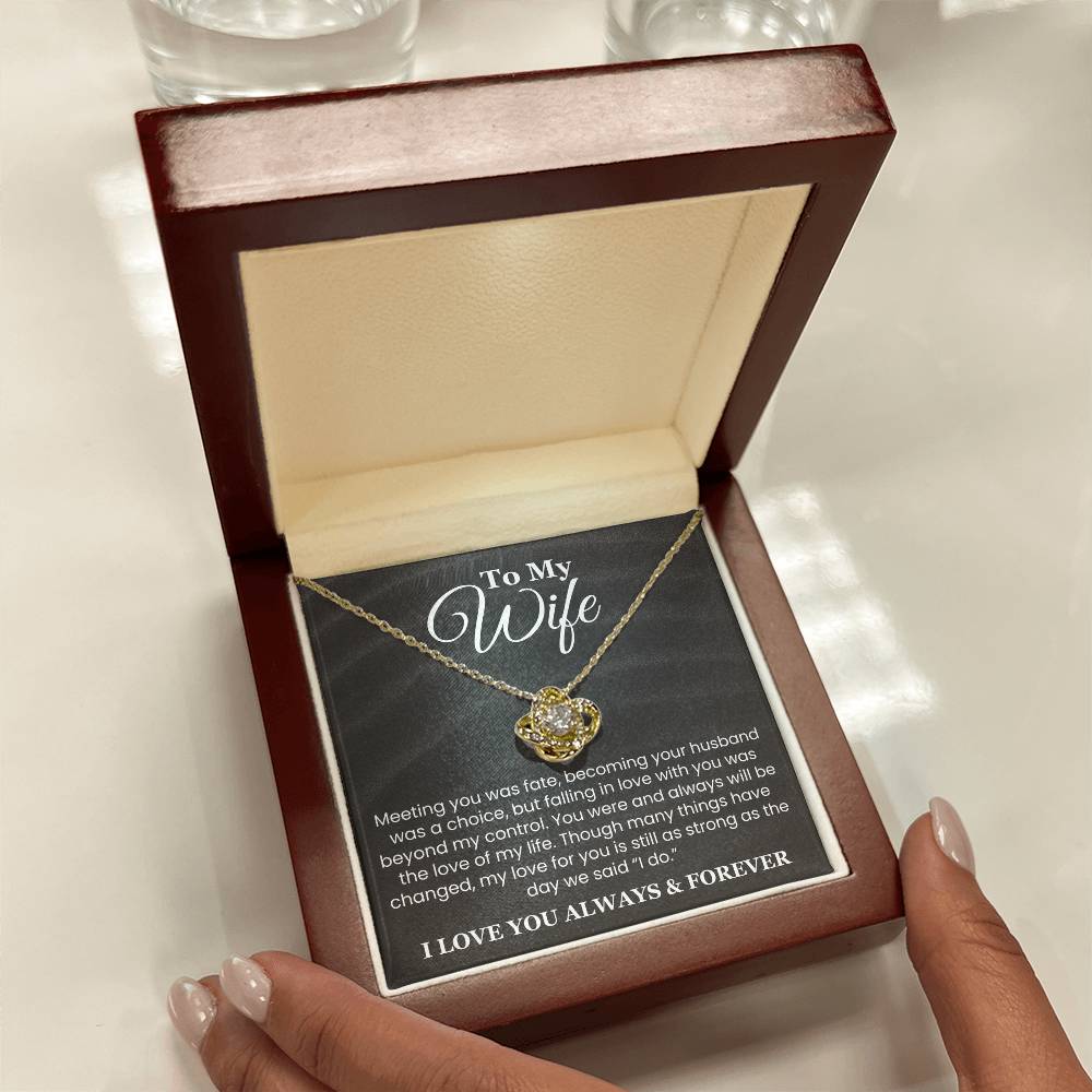 ''To My Wife'' Necklace - Q17