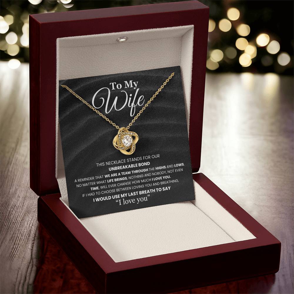 ''To My Wife'' Necklace - Q20