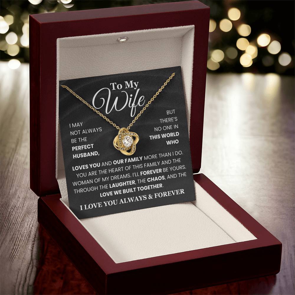 ''To My Wife'' Necklace - Q21