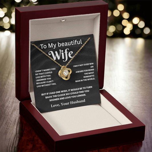 ''To My Wife'' Necklace - Q7