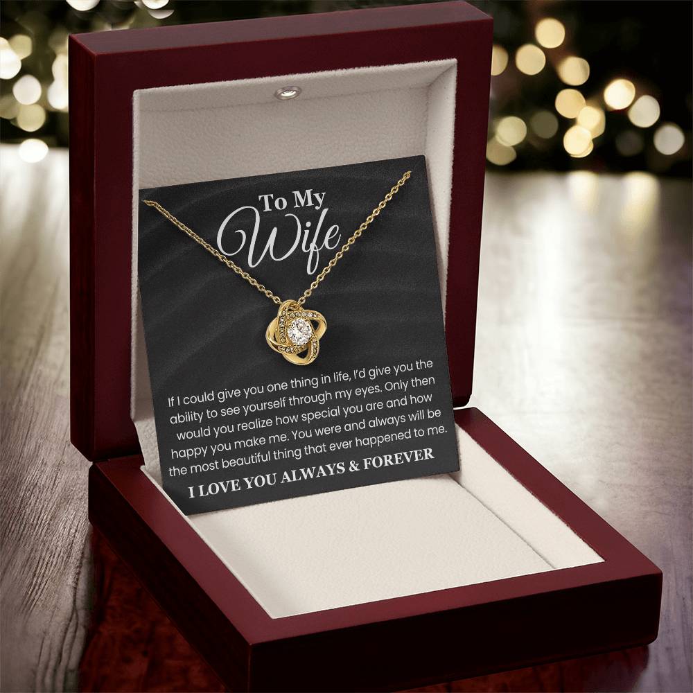''To My Wife'' Necklace - Q19