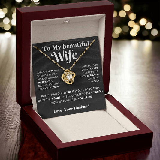 ''To My Wife'' Necklace - Q9