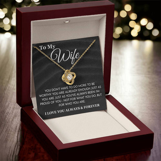 ''To My Wife'' Necklace- Q6