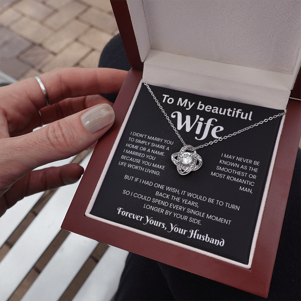 ''To My beautiful Wife'' necklace - Q3.B2