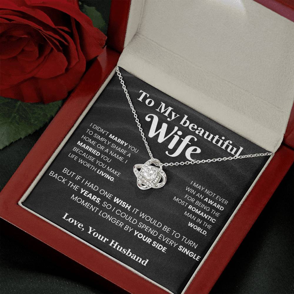 ''To My Wife'' Necklace - Q9