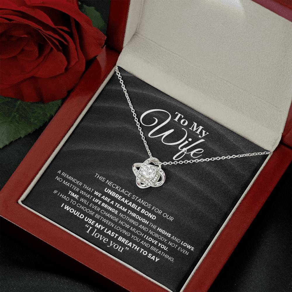 ''To My Wife'' Necklace - Q20