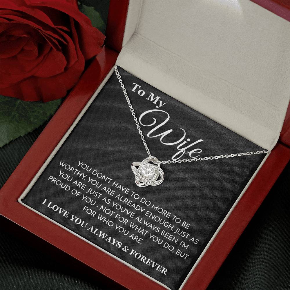 ''To My Wife'' Necklace- Q6